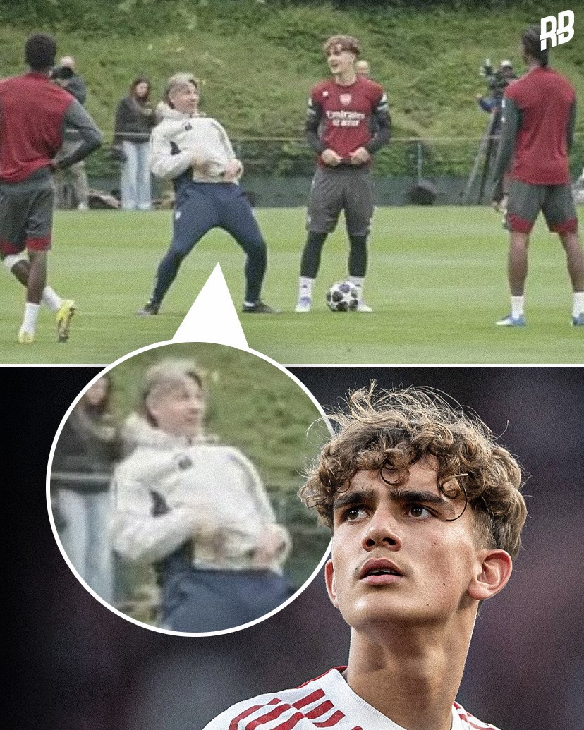 This is jokes… Gabriel Heinze bantering with Max Dowman during Arsenal training yesterday 🤣👏🏽

Heinze played for PSG, Man United and Real Madrid… must be mental to be 16-years-old and having a football legend coaching you 🤯

Would love to know the backstory behind this one 😂

🎥 @laythy29 (X)