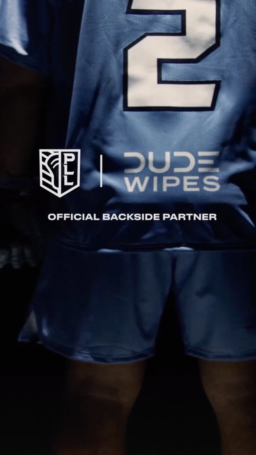 Every jersey. Every backside covered.

DUDE Wipes - the Official Backside Partner of the PLL.