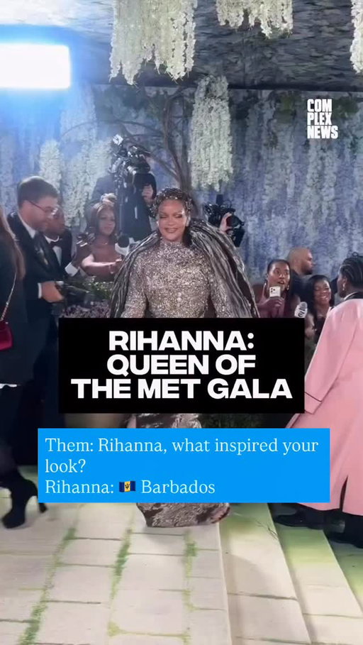 Our girl @badgalriri shut down the Met Gala! 🥰😍And what inspired her look? Barbados!!🇧🇧 💙💛