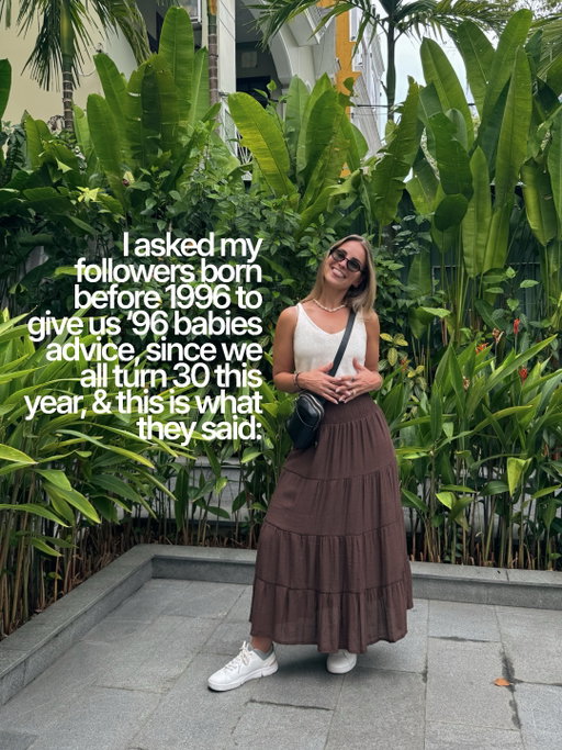1996 babies,
millennial hardware,
gen z software,
& honestly? an elite time to grow up.

1995 and under, what advice would you add?⬇️

#30 #30flirtyandthriving #1996 #zillennials