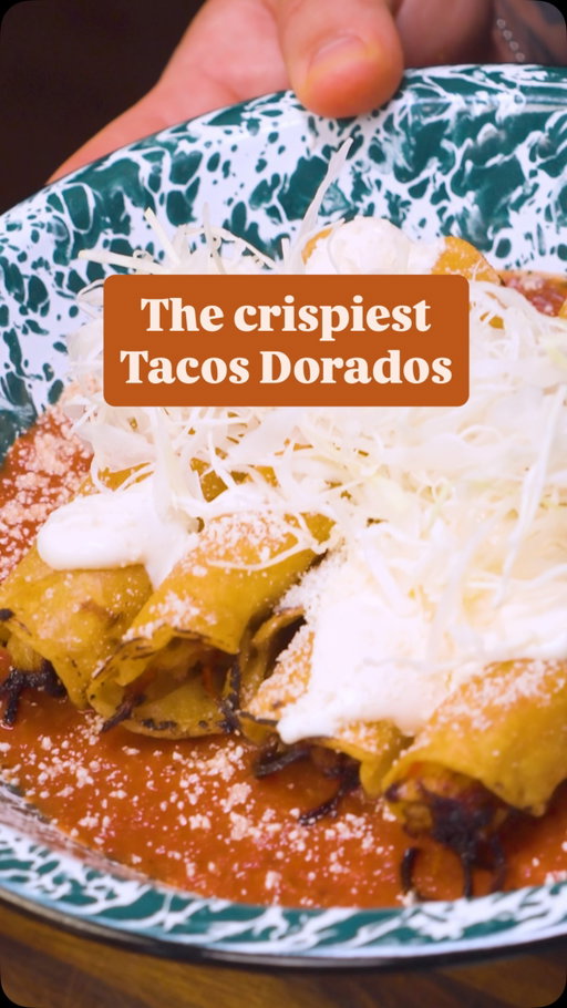 Crispy tacos dorados, but easy and made for Cinco de Mayo or any weekday night

Used rotisserie chicken, carrots, onion and garlic and built the flavor with @betterthanbouillon Premium Roasted Chicken Base… it’s an easy way to layer in richness without needing hours or a full stock going. 

Fried them til golden and finished with a quick salsa roja (added the Better Than Bouillon there too 🤌🏼😘) 

Crispy, rich, and way too good for how easy this was. #EverythingIsBetter #betterthanbouillonpartner