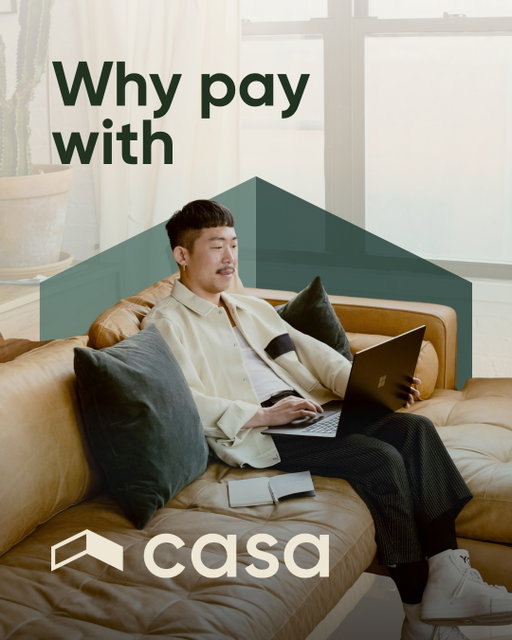 Get more from your rent or condo fees. 

Sign up and learn more at paywithcasa.com, found in our link in bio.