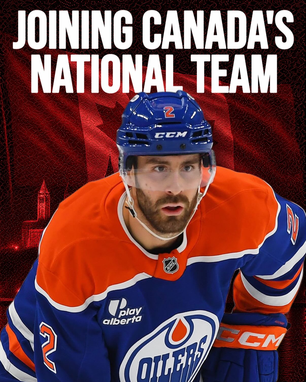 Team Canada is getting a pair of Oilers defensemen for the 2026 IIHF World Championship, as Evan Bouchard and Darnell Nurse (@drtwofive) are joining the national team in hopes of making the squad for the 2028 World Cup & 2030 Olympics.

Bouchard, 26, has NEVER played for Canada's mens senior national team in his career, so this will be his debut.

Nurse, 31, has two goals, five points through 20 games played with Canada's mens senior national team in his career from 2018-2019.