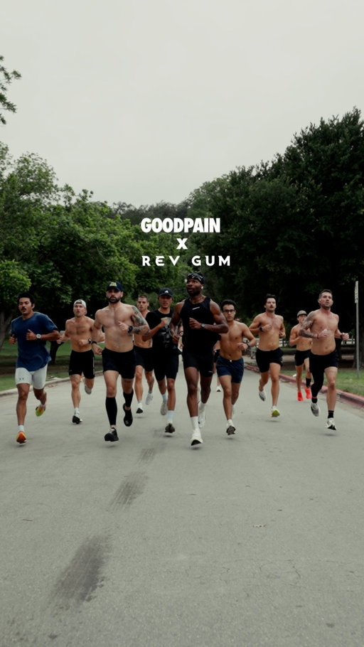 Goodpain. Good people. Good gum.

TOO EASY

@goodpainathletics hit their workout today fueled by @rev_gum 

The only bad pain today was from missing out

This is NOT run club. We’re TRAINING.

#Goodpain #HardRunsOnly #AustinRunners #TrackTuesday #SufferTogether