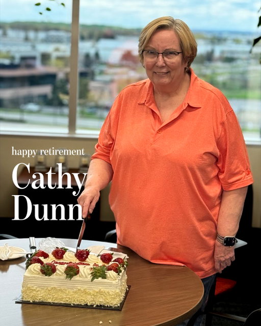 Congratulations to Cathy Dunn of the Castle Head Office on her retirement.

Cathy’s remarkable 24-year tenure reflects a career defined by dedication, professionalism, and meaningful contribution, leaving behind a lasting legacy.

With sincere appreciation for all she has contributed, we wish Cathy a truly wonderful retirement filled with well-earned relaxation, new adventures, and many meaningful moments!
