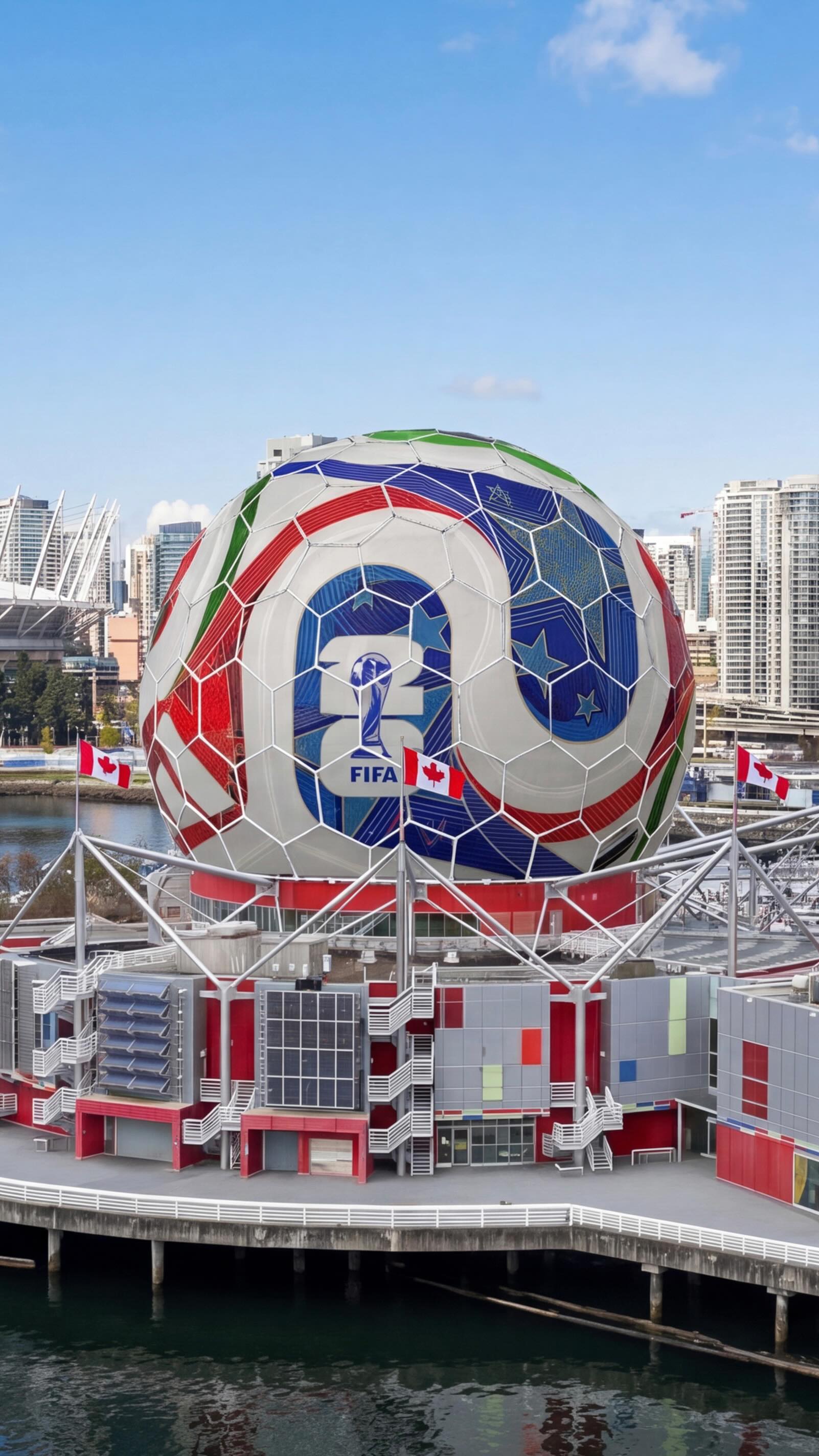 A familiar Vancouver landmark is taking on a whole new look!
 
This spring, Science World’s iconic dome will be transformed into Trionda, the official match ball of FIFA World Cup 2026™. Trionda means “three waves” and represents the three countries hosting the tournament: Canada, Mexico, and the United States.
 
From May 15 to September 7, visitors can explore Soccer & Technology from the FIFA Museum, presented in partnership with @governmentofbc, as it makes its North American debut at Science World.

For more information, see the link in our bio.