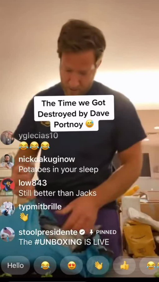 @barstoolsports tbt to pandemic streams