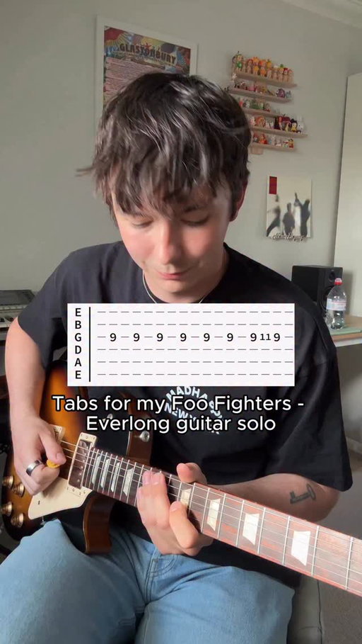 You asked, so here are the tabs for my Everlong guitar solo by the Foo Fighters! 🎸 it’s so cool to me that you guys want to learn this! I’m not the most technical or speedy guitarist, so I promise this one is easier than it sounds 🫡

I loved writing this solo, so I’m definitely going to try to write more for other songs! Let me know if you have any requests 🤝

Played on my Gibson Les Paul Tribute 🎸

#foofighters #everlong #guitarsolo #guitartabs #guitarsolos