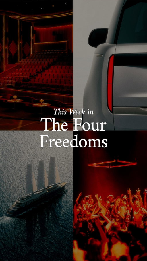 These are the week’s top stories – find them at the link in bio.

@kimi.antonelli takes his third win in Miami

@ladydelilahnyc comes to New York

Checking in on @sailgp 

1927: Abu Dhabi’s new film members’ club @cinemacitystarlight 

@rangerover’s invitation-only SV Ultra

@jacquesmariemage opens in SoHo

@lamarzocco’s new home colourways

@forte.cars: the members-only supercar platform

@zannieriledebendor is open

@spiritairlines is finished

The @orientexpresssailingyachts Corinthian sets sail

@uber adds hotel bookings

@sixsensesplacelondon opens in London

@dreamsevenparis: Paris’s new design-led Pilates studio

The rise of the phone-free night out

@meadowlanenyc eyes expansion

Follow @theliber for the latest in lifestyle.

#TheLiber #Founder #Entrepreneur #LuxuryLifestyle #LuxuryTravel