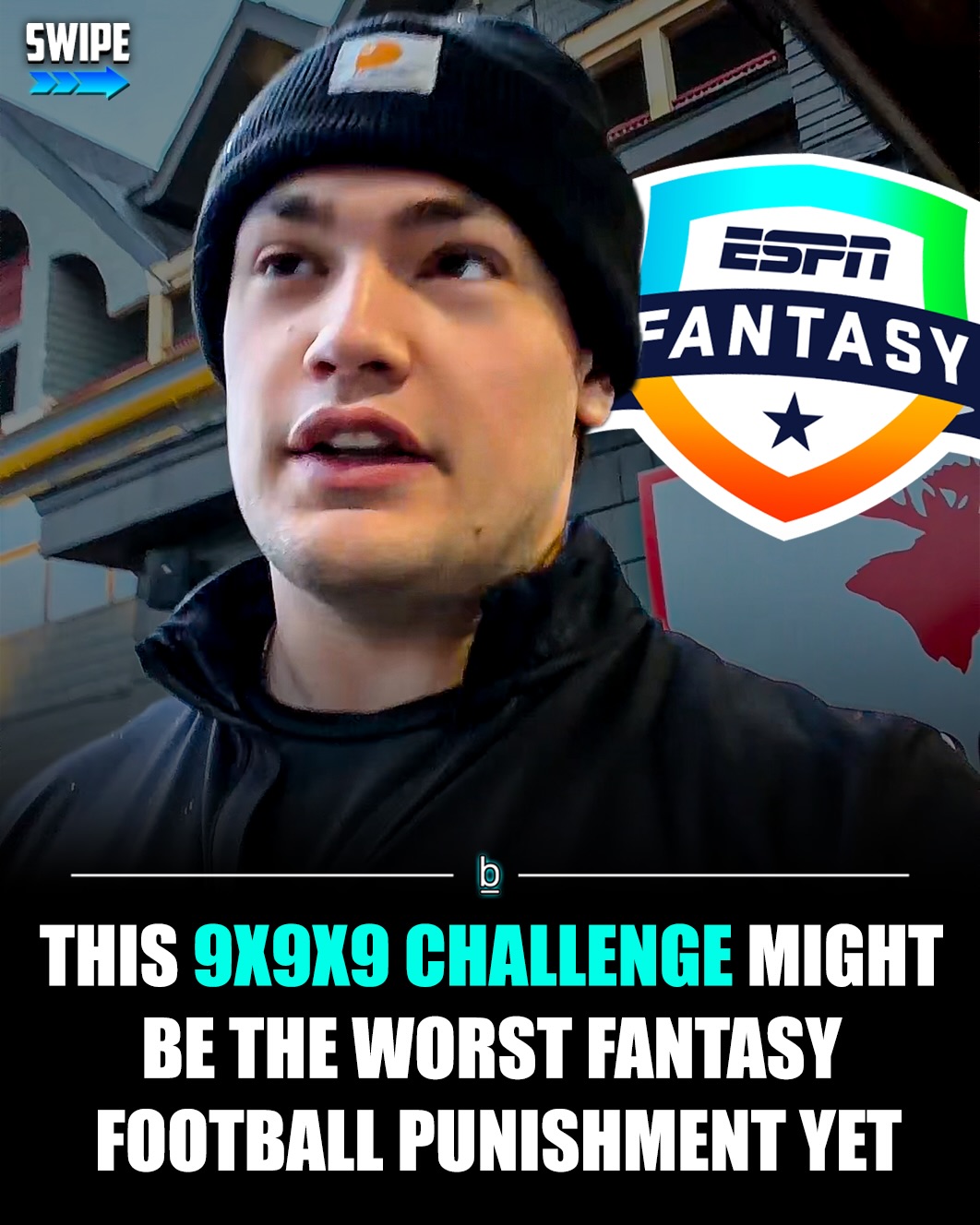 Is this the hardest punishment of all time? 🤔🏈

The popular ‘9 x 9 Challenge’ hit the baseball scene a few years ago and exploded in popularity where baseball fans eat 9 hot dogs and drink 9 beers in 9 innings. 🌭🍺

Some just eat the hot dogs or drink the beers. With the speed of baseball games these days it’s challenging, to be sure, but what exactly are these challengers doing with the other 21 hours in the day?!

Taking full advantage of every waking hour, Rory @rory_dwyer, put together a 9 x 9 x 9 challenge as his fantasy football punishment. 

Most people are not capable of finishing this challenge. It definitely requires having that dawg in you. 😂

Throughout the course of the day he must:
1. run 9 miles 👟
2. 9 holes of golf
3. eat 9 donuts 🍩 
4. drink 9 shots of espresso ☕️ 
5. 9 ski runs in Killington, Vermont
6. 9 Zyns throughout the day
7. 9 hot dogs 🌭 
8. 9 beers 🍻 
9. 9 innings of baseball in Boston at a Red Sox game ⚾️

To complete this in one waking day it requires efficient planning and execution.

The top comment sums it all up, they wrote “The ‘Best Day In Human History’ Challenge” which sums up how most people feel when they came across this video. 🔥

Even the official Dunkin account on TikTok hopped in the comments and wrote “did we just witness the ultimate boys day?”

Many agreed that with all nine challenges set forth, the 9 espressos seemed to be the most dicey. 😂

Props to him for having the best day ever though. Calling this a ‘fantasy football punishment‘ when it’s really a blessing in disguise is kind of wild.

Follow 👉 @brobible for all things “dude” 😎 

#fantasyfootball #guys #dudes #men #bros