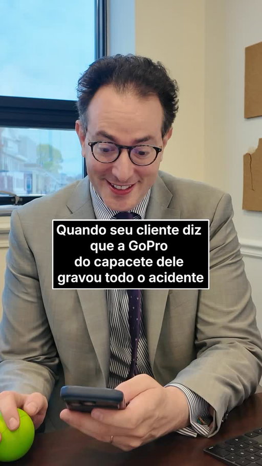 🤩 O sonho de todo advogado de acidentes!

Não tem nada melhor do que ouvir que o cliente tem a prova irrefutável do que aconteceu.

Se você sofreu um acidente, se machucou no trabalho ou está enfrentando o processo de imigração, você merece ter alguém ao seu lado.

Nós ajudamos pessoas reais a atravessar alguns dos momentos mais difíceis da vida. Nossas consultas são sempre GRATUITAS, e nós estamos aqui para ouvir você.

📲 Envie uma mensagem ou ligue para 617-245-8090 e agende sua consulta gratuita hoje mesmo.

#AcidenteDeMoto #ProvasJuridicas #DireitoDoTrabalho #GoProHero #BrooksLaw
