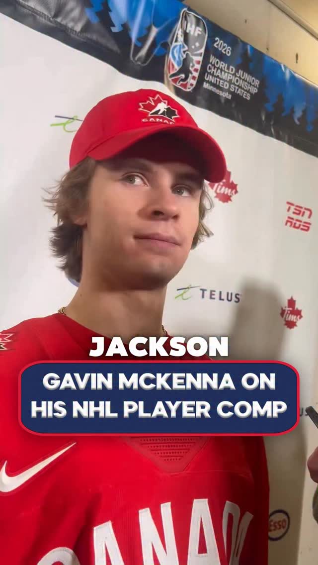 Gavin McKenna on his NHL Player comp. 

The NHL Draft Lottery is tonight. Win it, and your franchise could land elite winger in Gavin McKenna.

#nhl #hockey #dailyfaceoff #nhlhockey #hockeylife