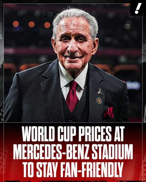 Falcons owner Arthur Blank tells WSB-TV Atlanta that Mercedes-Benz Stadium won’t raise prices for the World Cup 👏

He said he wants soccer fans from around the globe to experience the Southern hospitality that Atlanta has to offer while still being affordable 🥹