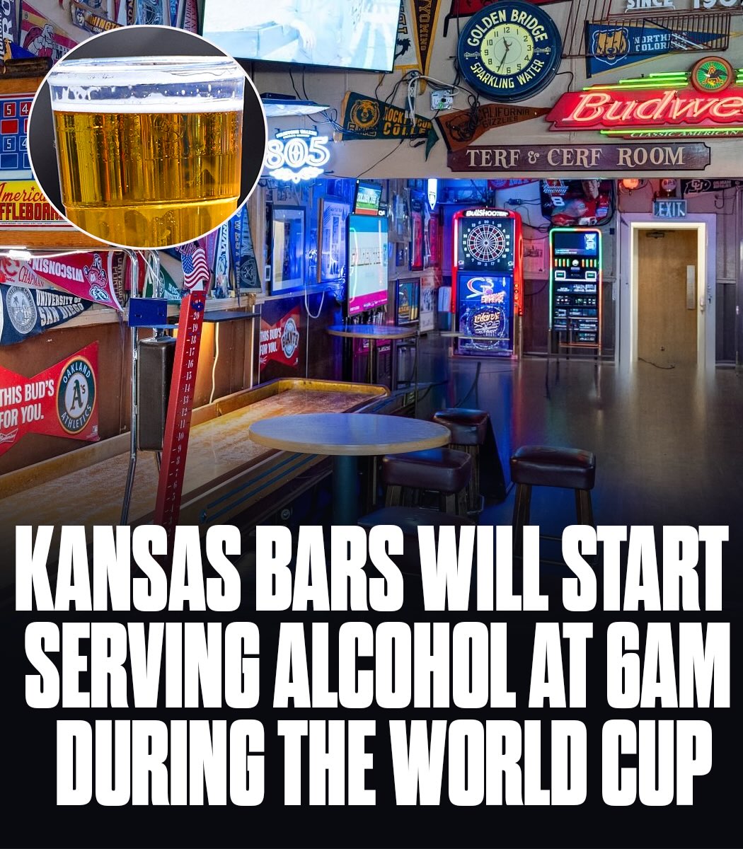 Kansas City bars will be able to serve alcohol from 6am and stay open for 23 hours during the World Cup