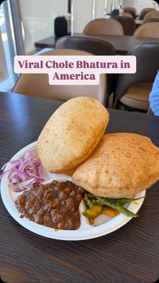 Are these the best Chole Bhatura in America? 

NYC Indian food lovers…this no frills spot is an absolute must try! @bhaturaking2023 

🫓 Costs $14 for two Bhaturas and Chole 
🥘 Owner has been in the industry hyper focused on perfecting only this one dish since 1976
🧆 The taste will take you back to the iconic flavors of Pahar Ganj, New Delhi
📍 2 locations, one in Queens and the other on Long Island 

#traveleengurl #indianfood #cholebhature #cholebhatura #viralfood