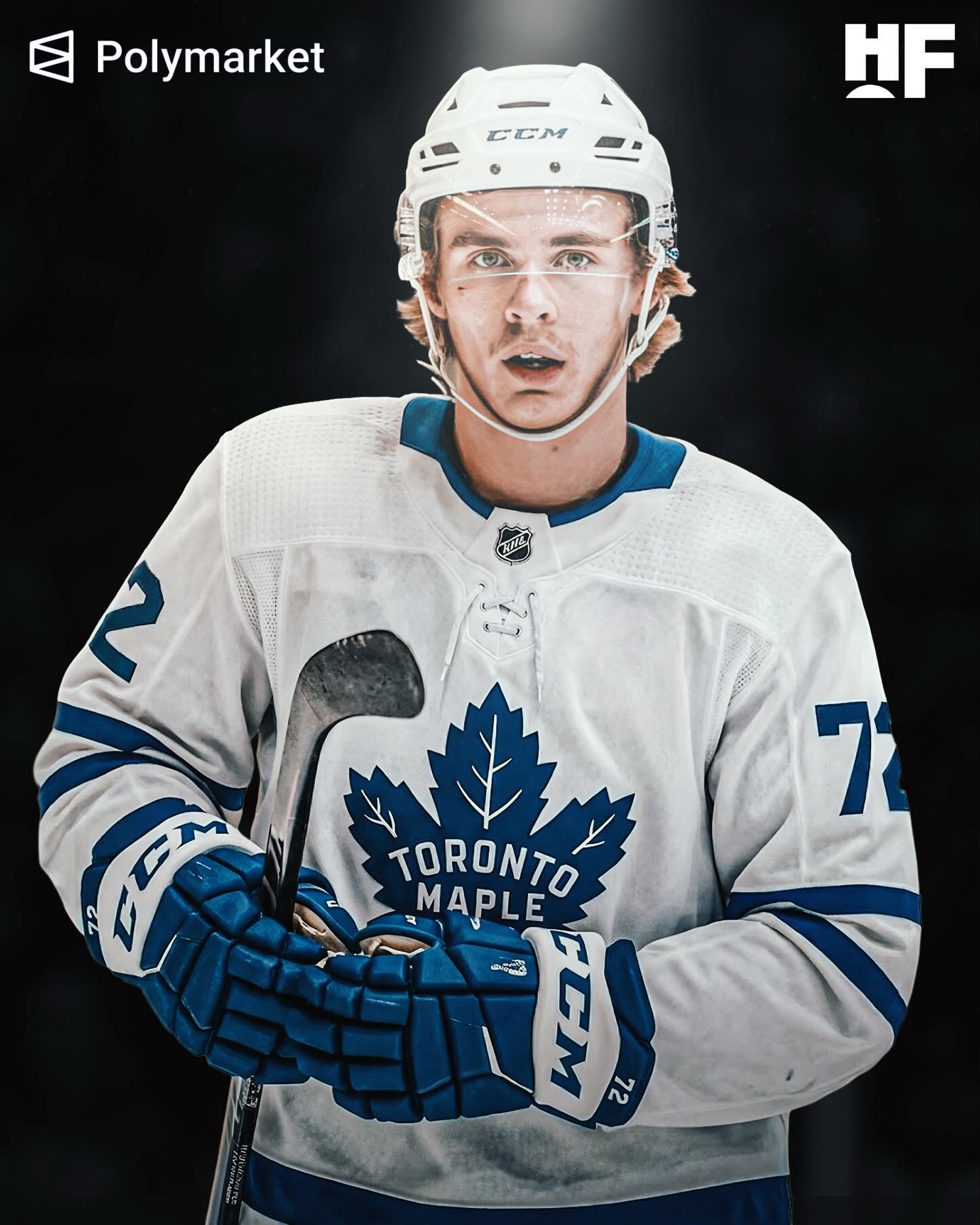 🚨 BREAKING: The Toronto Maple Leafs have won the NHL Draft Lottery and will pick 1st overall 👀

According to @polymarketsports odds, Gavin McKenna is the overwhelming favorite to go No. 1 (82%), with Ivar Stenberg trailing at 10%.

Use code “FOREVER” for a free $20 when you deposit in the new Polymarket app