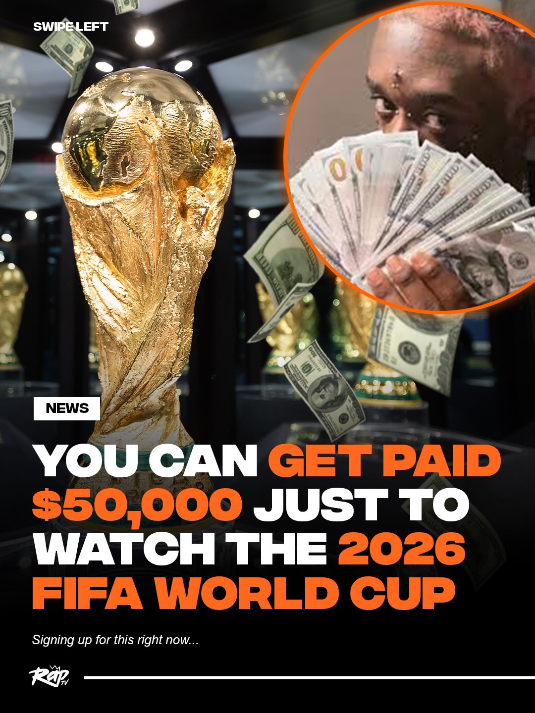 Chat this is easy work‼️

Fox Sports is hiring for a “Chief World Cup Watcher” and the salary is $50,000‼️🤯

The role runs from June 6 - July 26, 2026

Swipe left to see what you would have to do if you got hired 👀
