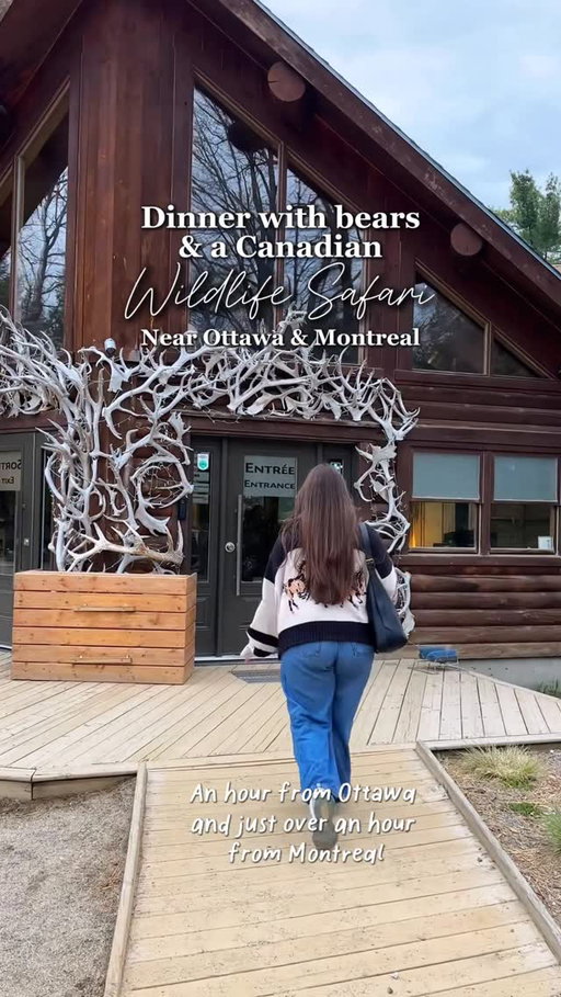 Spend the day with Canadian wildlife 🌲🦌 @parcomega is worth the trip!

Stay overnight in a cozy pod surrounded by deer, explore the wildlife park, go on an illuminated nighttime forest walk, AND you have to get dinner at the @restaurant_omegabon 

OmegaBon serves gourmet food, with an incredible close up view of bears and arctic foxes — I’ve never had a meal like this! 🐻🌲

Save for your next weekend getaway!

#parcomega #canadatravel #ottawadaytrip invited