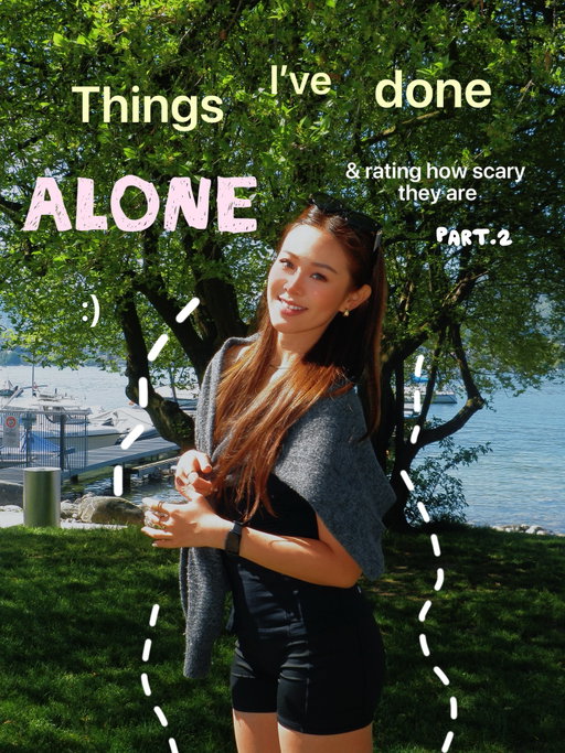 Doing things alone is not lonely <3 It’s just you realizing you’re more capable than you thought✨🩷

#solo #selfdiscovery #alonebutnotlonely
