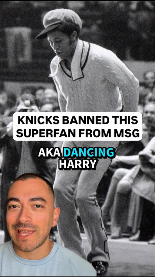Dancing Harry deserves his flowers.

When it comes to super fandom, few in the history of the game could outdo Marvin Cooper. His act with the Baltimore Bullets, New York Knicks, New Jersey Nets, and Indiana Pacers brought joy to arenas for years. A traveling sausage salesman by day, nightclub singer on weekends, doing it all for the love of the game.

Does Dancing Harry belong in the Basketball Hall of Fame?

#nba #aba #knicks #basketball