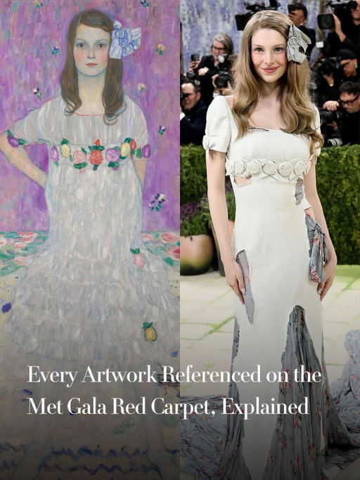 If the Met’s new exhibition, “Costume Art”  is about ideas, the fashion at the 2026 #MetGala was about references—big, bold, occasionally delightfully on-the-nose ones. While @GracieAbrams shimmered straight out of Klimt’s Portrait of Adele Bloch-Bauer I, @RachelZegler delivered full historical drama by way of The Execution of Lady Jane Grey. @Madonna didn’t just reference Leonora Carrington, she channeled her—entourage and all. Head to the link in our bio to take tour through the looks that didn’t just nail the assignment—they practically cited their sources.