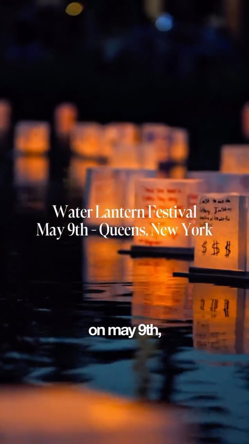 This is your sign for May 9 ✨ @waterlanternfestival is coming to Queens and it’s one of those rare NYC moments that actually feels peaceful. Write a wish, set it free, and watch the water light up at sunset.

Use code ‘Anthony’ for 10% off your ticket - link in bio