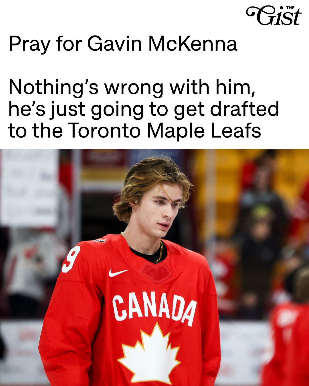 McKenna to Toronto! 🏒⁣
⁣
The Toronto Maple Leafs won the NHL Draft Lottery and hold the No. 1 overall pick in next month's NHL Draft. The last time they had the first pick? 2016, when they selected Auston Matthews. 👀⁣
⁣
The Vancouver Canucks had the highest odds at winning the lottery, but fell to third. 🥲⁣
⁣
Penn State winger Gavin McKenna is the projected top pick. 👏 ⁣
⁣
#menssports #hockey #nhl #torontomapleleafs