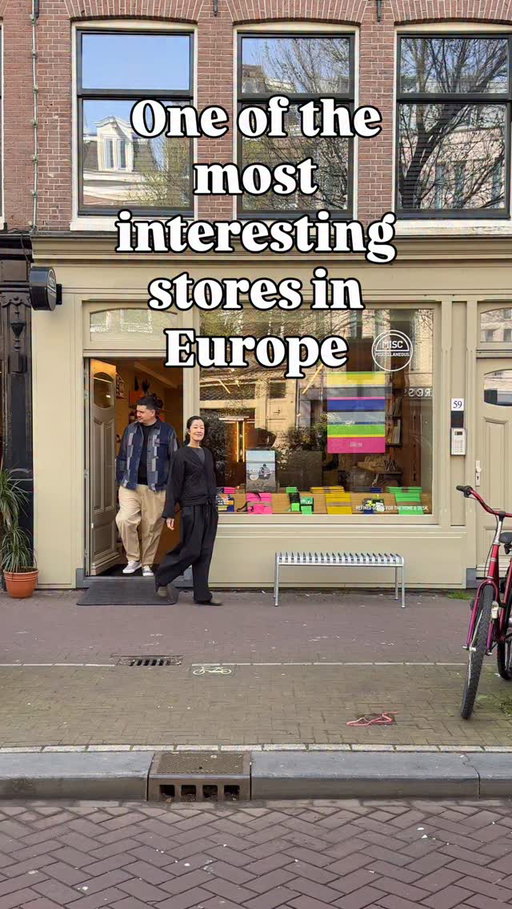A must visit spot if you’re in Amsterdam - visit the homies at @miscstore.ams and tell them I sent you!