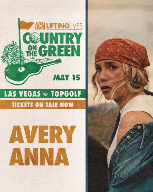 ✨ JUST ADDED: AVERY ANNA ✨

Recently named ACM New Female Artist of the Year @avery.anna.music is officially performing at Country on the Green, joining Riley Green & Friends for an intimate concert at @topgolflasvegas on May 15. ⛳️🎶

 All proceeds benefit ACM Lifting Lives. Get your tickets now!! 🙌🔗 in bio!!
