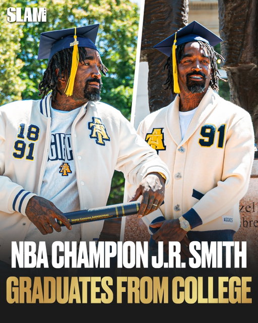 We spent the day with J.R. Smith as he is graduating from NC A&T. Hit the link in bio to watch the full video. @teamswish