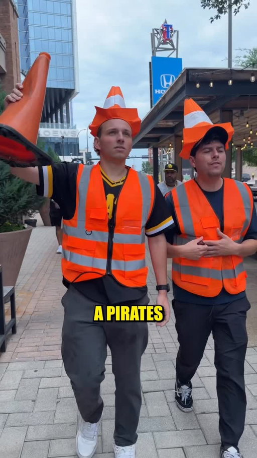 Spreading the gospel of the Pittsburgh Pirates traffic cone 🦺🏴‍☠️

#pittsburghpirates #pittsburgh #412 #mlb #baseball