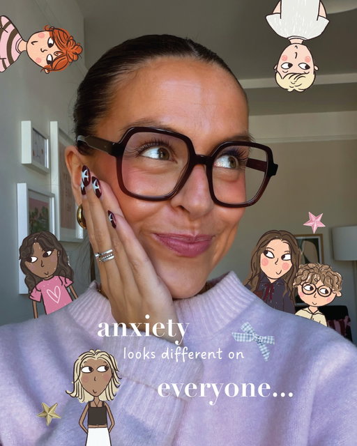 say hiiii to sally & her anxious friends💓⭐️💌 anxiety doesn’t look the same for everyone but that doesn’t make it any less real !! some days im sally… some days im kiki… and a lot of days im toad✨🧠 

the overthinker, the people pleaser, the self doubter, the avoider, the high functioner, the over planner… oh i can RELATE to them all💭

but be kind to your mind <3 <3 whatever character you resonate with they’re just trying to protect you🫶🏻

#anxiety #mentalhealth #illustration #characterdesign #mindset