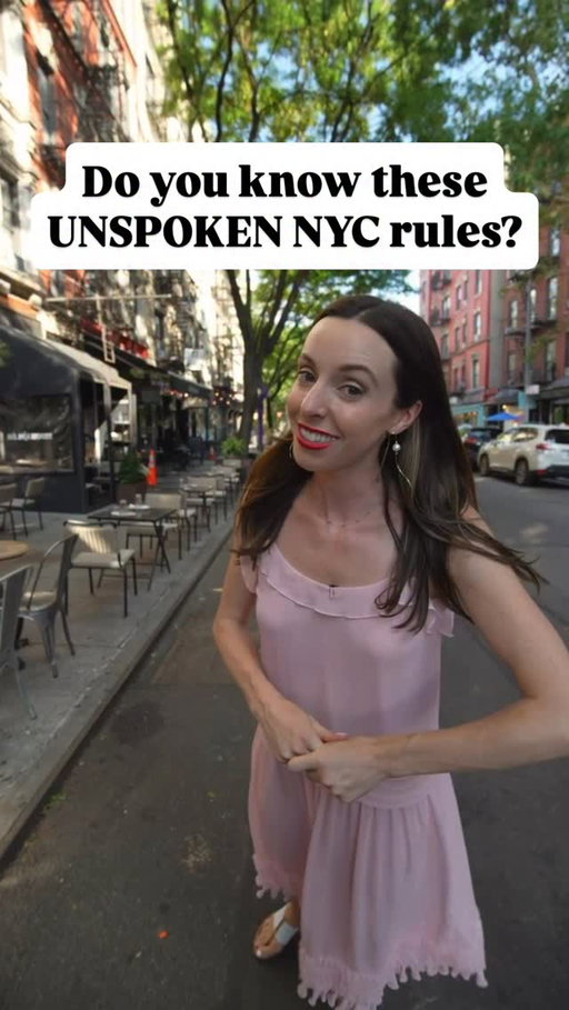 Only REAL New Yorkers know these unspoken rules. 😂 #nyc #newyorkcity