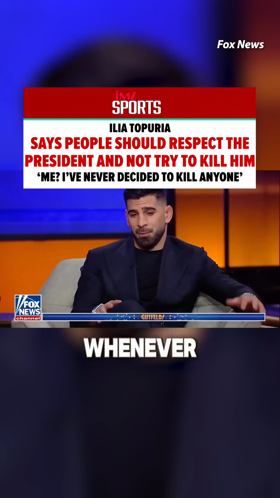Ilia Topuria being asked about the current U.S. political climate was NOT on my 2026 bingo card… but hey, anything to promote the UFC White House card I guess. 😭🥊🇺🇸