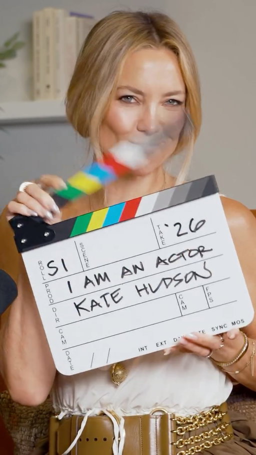 She is Kate Hudson… and she is an actor 🎬

Tune in tomorrow for the very first episode of I AM AN ACTOR.