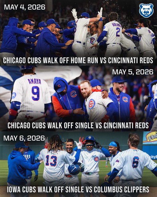 Not too bad of a 3 day stretch 🐻⚾️

#iowacubs #iowaaa #cubs #milb