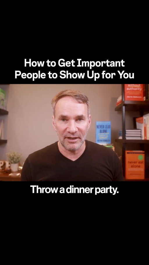 The most powerful room in any conference isn't on the agenda — it's the one built the night before with the right people, the right anchor, and the right strategy. One yes leads to another, and before long the social proof sells itself, turning hard no's into can't-miss yes's. This is the exact playbook used to fill a Davos breakfast with CEOs of the world's biggest tech companies.

Stop networking and start building a life-changing support system. Join Beyond Connection, our 9-week program all about leading through service and vulnerability. Link in bio to apply!