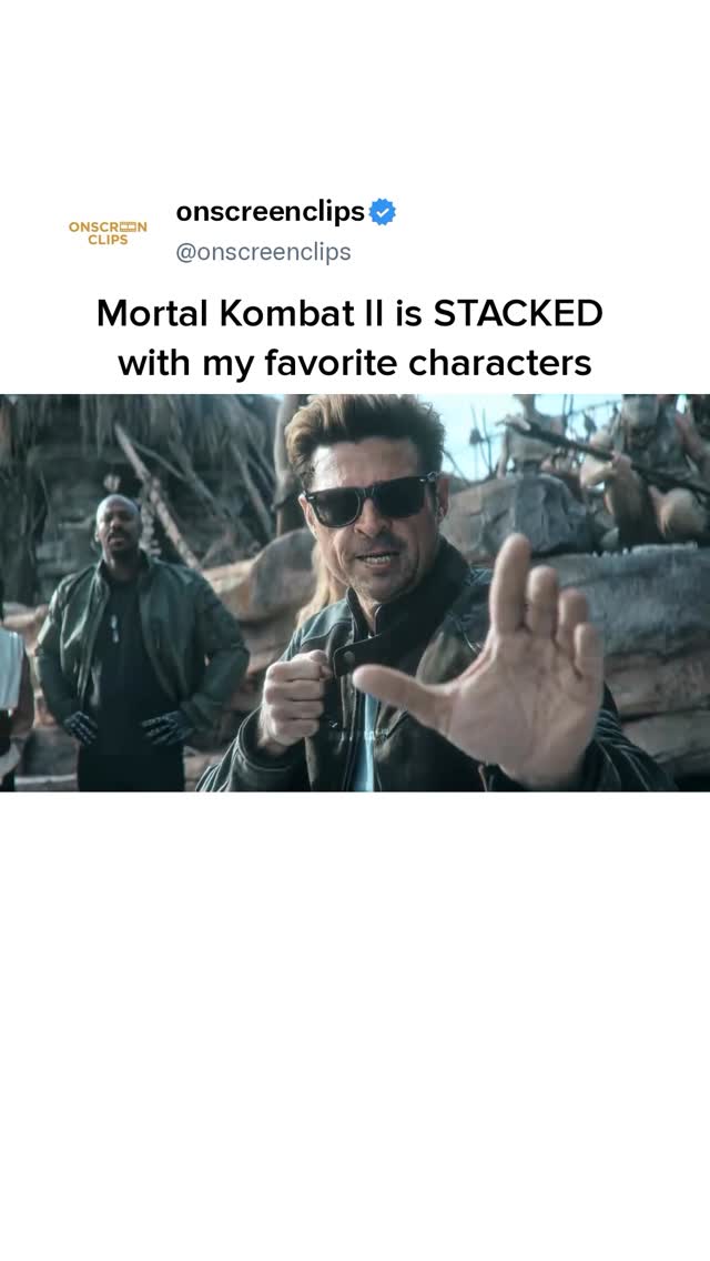 I cannot wait to watch Mortal Kombat 2 this Friday, It’s the movie I’m most hyped about this summer! 🎬
credit: tiktok/zorrplayy
#MortalKombatMovie #Movies #Films #MortalKombat #KarlUrban