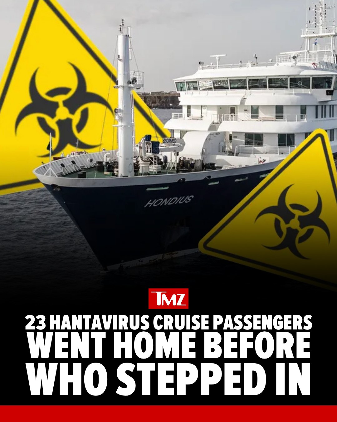 ⚠️🤒 A deadly virus outbreak aboard a cruise ship may have spread far beyond the vessel itself ... because nearly two dozen passengers reportedly wandered across the globe before health officials finally tracked them down.

THE LATEST AT THE LINK IN BIO.