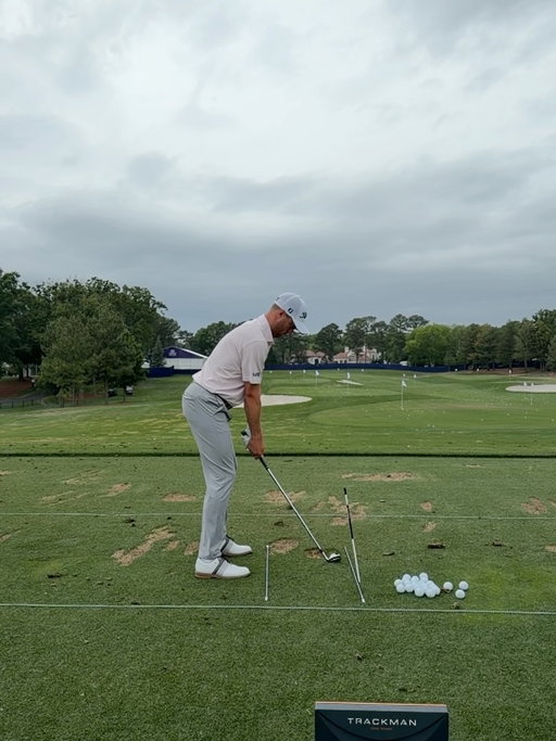 Nice few days of work getting ready for @truistchampionship. Course is challenging as always! 🤞 for some nice weather the next few days