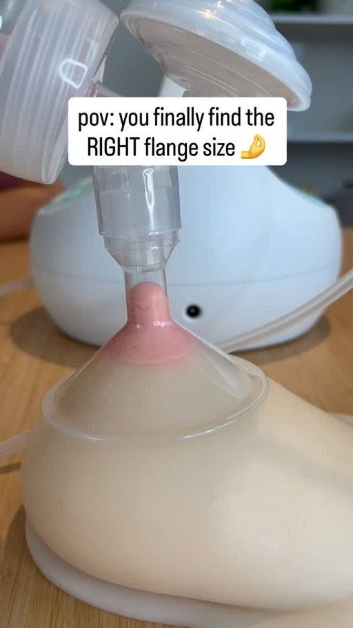 Comment FLANGE GUIDE for a link to our free flange guide to help you find your ideal flange size and maximize your milk output while pumping!

We hate to break it to you but if you’re using the flange that came with your pump, chances are it’s too big.

That can lead to pain, clogged ducts, or low milk output—and nobody’s got time for that. 😅

Comment FLANGE GUIDE for a link to our free flange sizing guide.

#flangesizing #exclusivelypumping #pumpingmom #increasemilksupply
