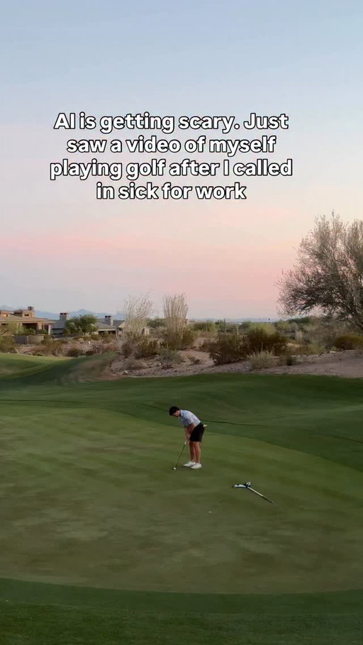 AI could never make a 15 foot left to right slider though…