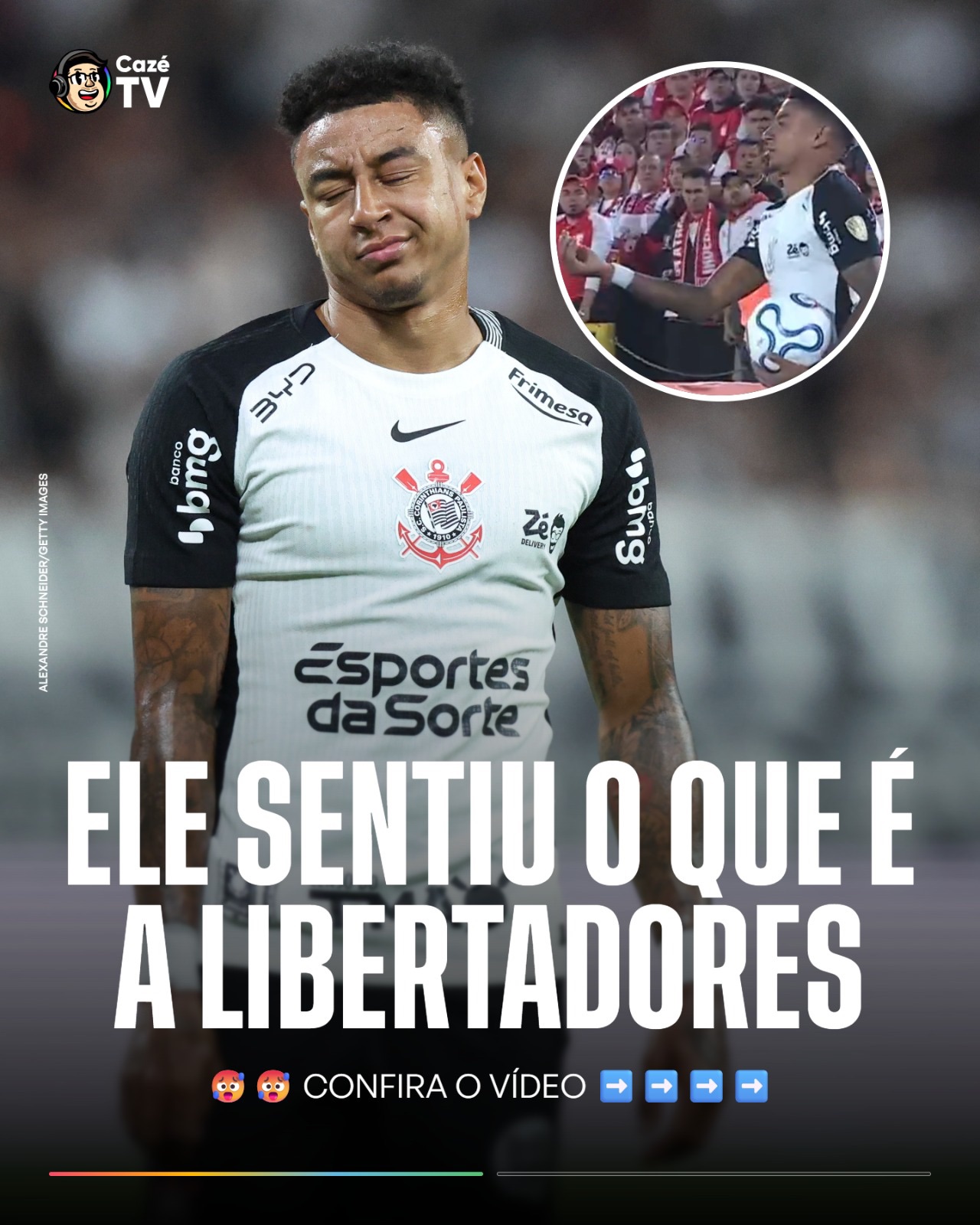 CHUVA DE OBJETOS NO GRINGO DO TIMÃO 🥵🥵🥵

PRAZER, LIBERTADORES, JESSE LINGARD! 🔥

🔗ESTAMOS AO VIVO COM OS LANCES DE SANTA FÉ X CORINTHIANS, PELA LIBERTADORES! VEM PARA O NOCHE DE COPA! 🏆

#TempoRealCazéTV #Libertadores #NocheDeCopa #Corinthians #cztv25
