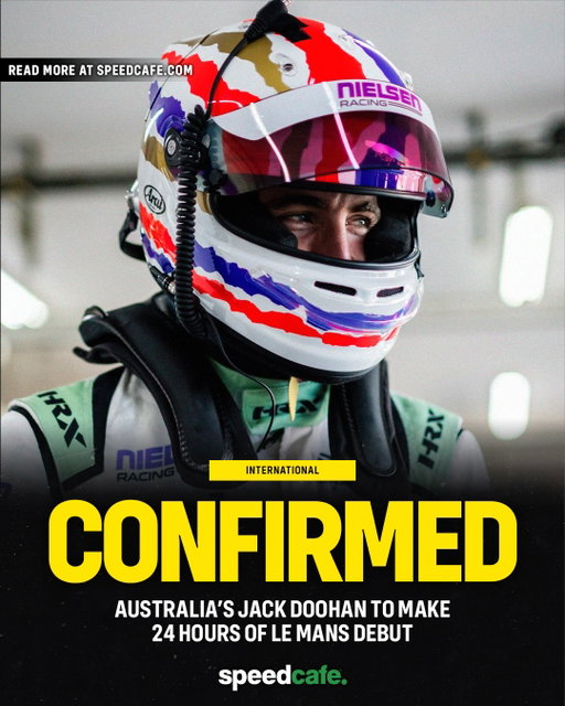 Jack’s Doohan Le Mans 🇦🇺

This year’s 24 Hours of Le Mans will feature a strong contingent from Australia and New Zealand, headlined by Jack Doohan’s entry in LMP2.

The provisional entry list features a total of 62 cars split across Hypercar, LMP2, and LMGT3.

Doohan will expand his European Le Mans Series program to the FIA World Endurance Championship with Nielsen Racing.

He will join David Heinemeier Hansson of Denmark and Great Britain’s Edward Pearson in the #24 car, with this year’s LMP2 field featuring 19 cars.

Other Australians include Martin Berry (Iron Lynx) and Yasser Shahin (Manthey Racing).

🔗 Full entry list at Speedcafe.com

📸 @sergeysavrasov @harryparvin @nielsen.racing 

#speedcafe #wec #lemans #elms