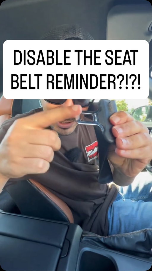 Disabling the seat belt reminder feels illegal… didn’t work for me though! 🤷🏻‍♂️
