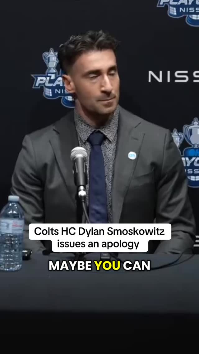 Barrie Colts HC Dylan Smoskowitz issued an apology on Wednesday for their press conference comments following game 7 in the OHL Eastern Conference Final.

(H/T: @ohlofficial)
