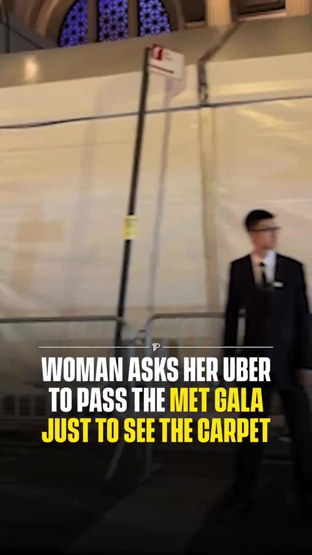 A woman captured a glimpse of the Met Gala red carpet from the back seat of her Uber as she drove past the Metropolitan Museum of Art on Monday night, and the clip has gone viral.

While A-list celebrities like Beyoncé, Nicole Kidman, Sabrina Carpenter and Rihanna walked the steps in custom couture for this year’s “Fashion Is Art” theme, this woman got the closest most of us will ever get to fashion’s biggest night, a three second window through a car door.

Tickets to the Met Gala cost $75,000 each, and you can’t just buy one. You have to be personally invited by Vogue’s Anna Wintour. So for the rest of us, the Uber window view is as good as it gets.

(Via @candice_cnt)

#reelheadline #pubity #viral