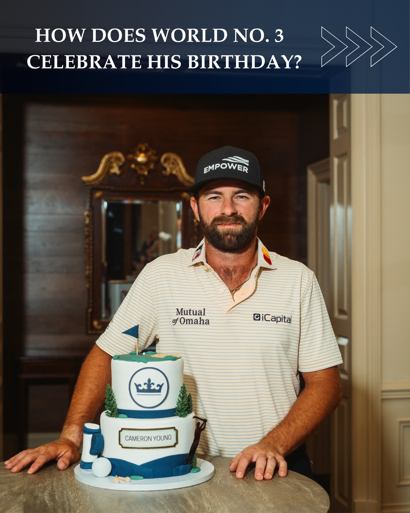 He celebrates just like us, but with a better cake. Happy Birthday, Cam!