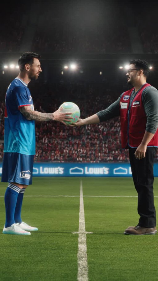 Here’s to those who make others better. 
Por los que hacen mejores a los demás.
#ad #lowespartner #LowesMessi