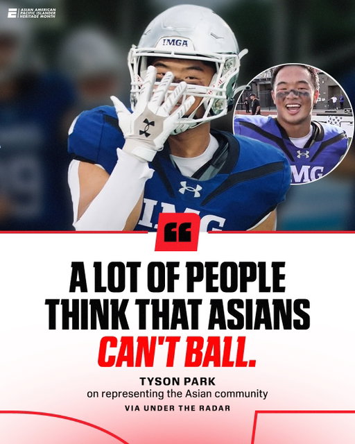 Former IMG Academy (FL) RB/LB Tyson Park put on for the Asian community 🙌🔥
 
(via @_undertheradar_, 📸 @sylla_flicks)